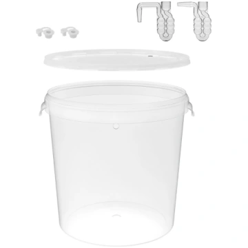30L fermentācijas tvertne caurspīdīga + 2 hidroaiz