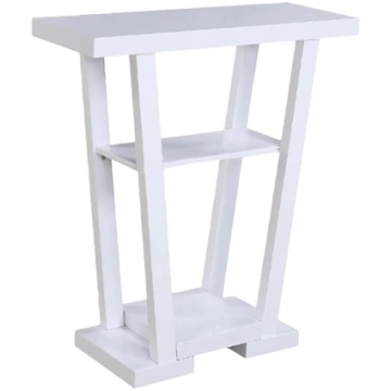 Solid Wood Console Table, Narrow Entrance Table wi