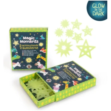 Magic Moments - Tumsā spīdošās uzlīmes - Zvaigznes