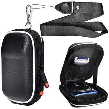 FOSOTO Black Compact Camera Case Bag for Sony W800