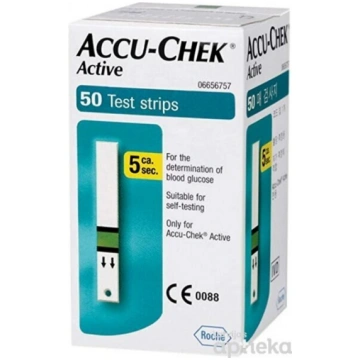 Teststrēmeles glikēmijas Accu-Chek Aktive N50 ROCH