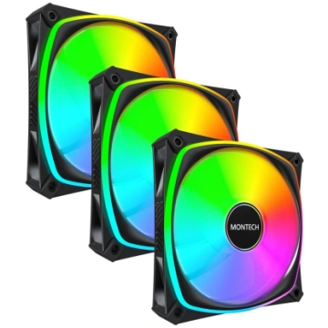 Montech RX120 PRO Computer case Fan 12 cm White 3 
