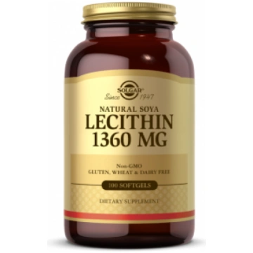Lecithin 1360 mg Solgar 100 softgels