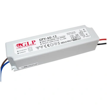 LED transformators IP67 12V DC, 60W/5A