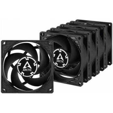 P8 PWM PST Value Pack 80mm 5pcs Black ARCTIC