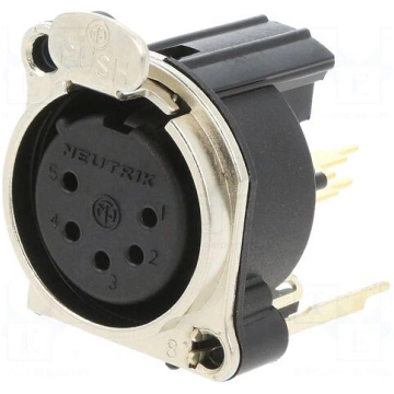 Connector: XLR | socket | female | PIN: 5 | straig
