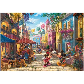 Puzzle Kinkade: Disney: Mickey & Minnie in Mexico 
