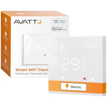 AVATTO Smart WiFi termostats Programmējams istabas