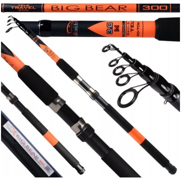 TELESKOPISKAIS STIENIS BIG BEAR 300CM ZEMES PLUDIŅ