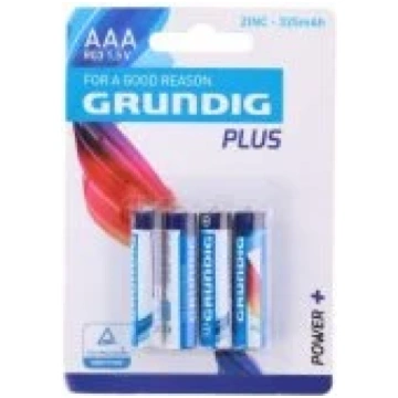 GRUNDIG Power Plus AAA 4pcs Baterijas 2525600-GRUN