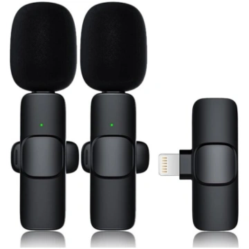 Bezvadu Lav mikrofons iPhone tālrunim Lavalier