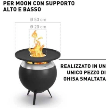 Plancha HOFATS Moon 45 Emaliuotas ketaus 440215 (4