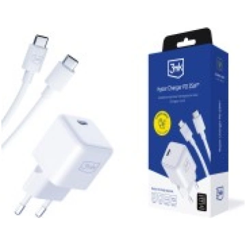3MK HyperCharger PD / QC 25W with Type-C to Type-C