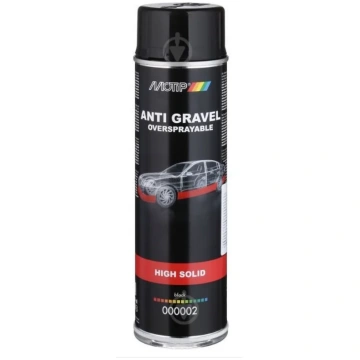MOTIP Stone Chip Spray Black High Solid 500ml