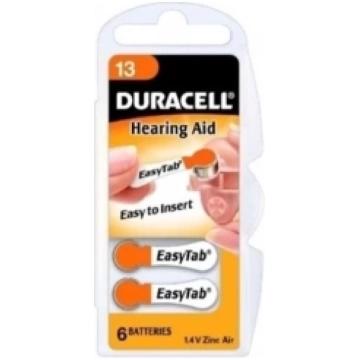 Baterijas Duracell Activair 312 6 pack 1.45V (4043