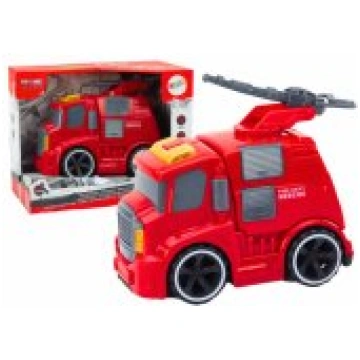 LEAN Toys Fire Department Fire Truck Cannon Sounds