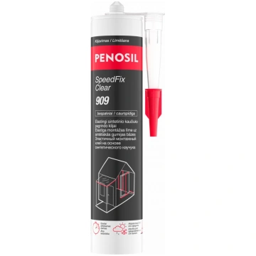Līme Penosil SpeedFix Clear 909 Caurspīdīga, elast