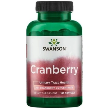 Swanson dzērveņu koncentrāts 40 mg - 180 mīkstās k