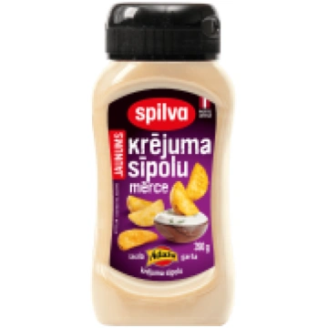 SPILVA Krējuma sīpolu mērce Latvija 390g (1/8) Nav