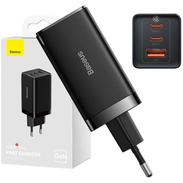 Baseus Baseus GaN5 Pro Adapteris / Lādētājs 2xUSB-