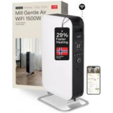 Eļļas radiators GEN3 1500W 25m², balts/melns OIL15
