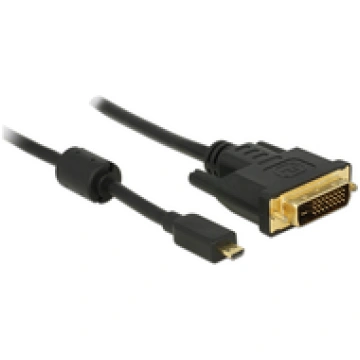 HDMI Kabel Delock HDMI micro D - DVI(24+1) St/St 1