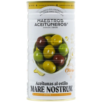 Maestros Aceituneros Mare Nostrum 3 krāsu olīvas a
