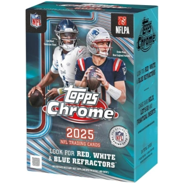 2025 Topps Chrome Football – rūpnīcas iepakojumā –