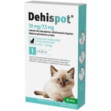 Dehispot 30 mg/7,5 mg - Šķīdums Apaļtārpu Un Lente