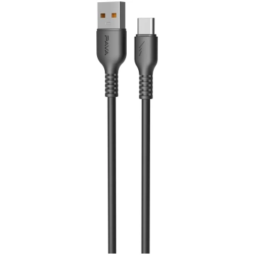 Pavareal data cable USB A to Type C 5A black 51730