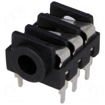 Socket | Jack 3,5mm | female | stereo | with on/of