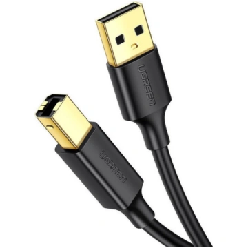 Vads Ugreen UGR526BLK, USB/USB Type B, 200 cm, mel
