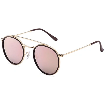 Sieviešu rozā Aviator brilles
