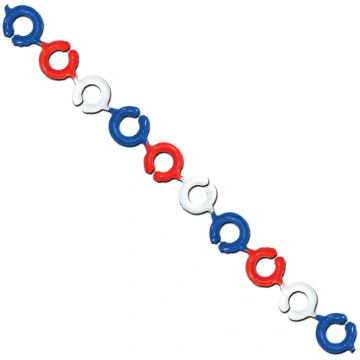 THREE-COLOURED DECORATIVE CHAIN 72"