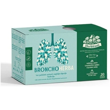 Zāļu tēja Bronchoherba, Herbitum, 20 gab. 45701520