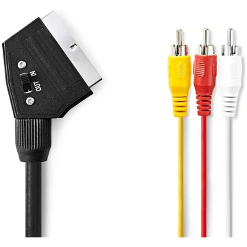 SCART kabelis Nedis CVGL31130BK20 2 m SCART (21-pi