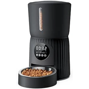 Faroro Automatic Cat Feeder, 4L Cat Food, Automati