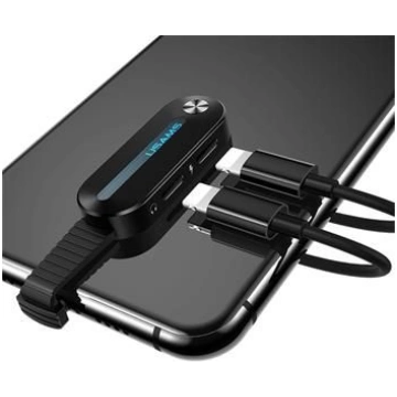USAMS Lightning Dual Adapter with LED Light SJ357