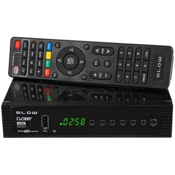 Dekoder tuner DVB-T2 8000FHD Premium 77-039# BLOW
