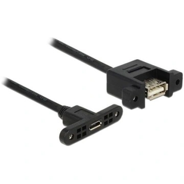 Delock Cable USB 2.0 Micro-B female panel-mount > 