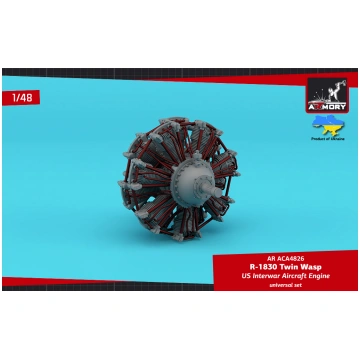 R-1830 Twin Wasp aircraft engine Armory Models Gro