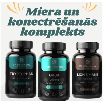 Miera un konectrēšanās komplekts(Lion"s mane, GABA