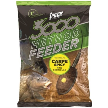 Barība Sensas 3000 METHOD FEEDER CARP SPICY SE-707