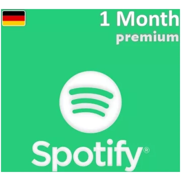Spotify Premium dāvanu karte 1 mēnesim (Vācija)