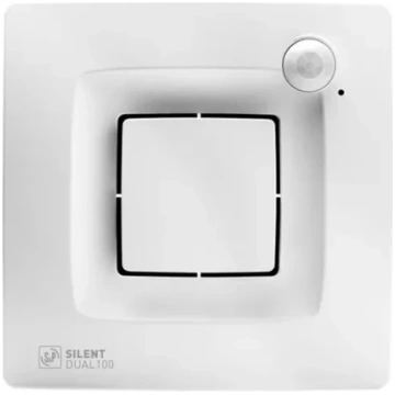Ventilators SILENT DUAL 100 ar kustības un mitruma
