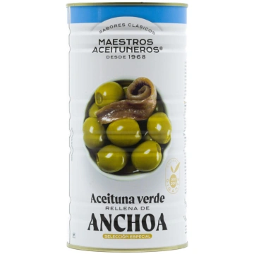 Maestros Aceituneros Anchoa zaļās olīvas bez kauli