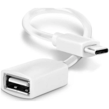 Kabel USB Ugreen USB-A - USB-C 0.12 m Bialy (LX838