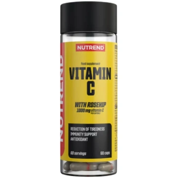 Nutrend C vitamīns ar mežrozīšu papriku - 60 kapsu