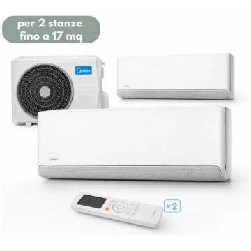 Midea Breezeless E Dual Split 4,10 kW per 2 stanze