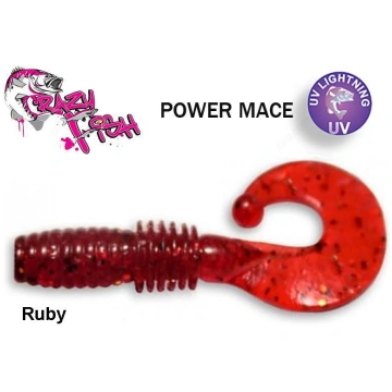 Aromātiski mānekļi Crazy fish Power Mace Ruby 4 cm